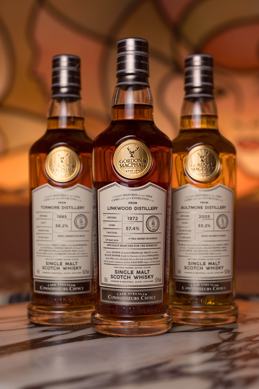Gordon & Macphail whisky portfolio packaging