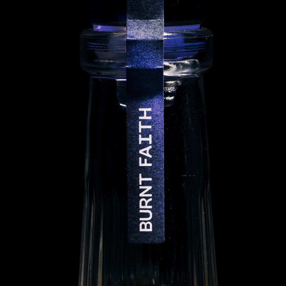Burnt Faith Bottle Design