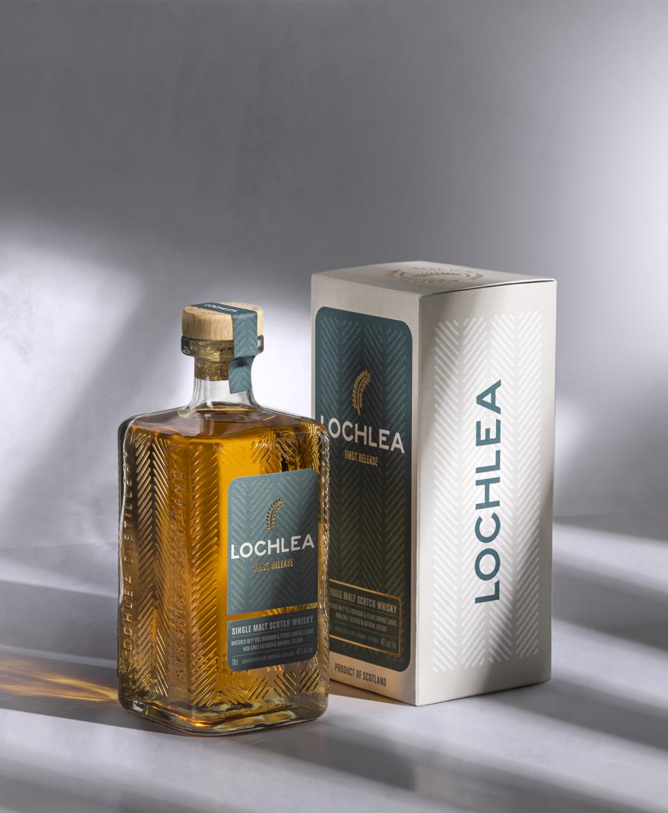 Lochlea Whisky brand and packaging
