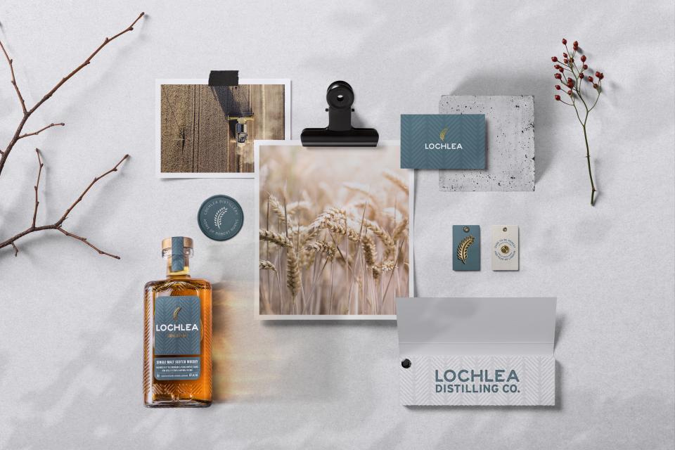 Lochlea Whisky brand and packaging